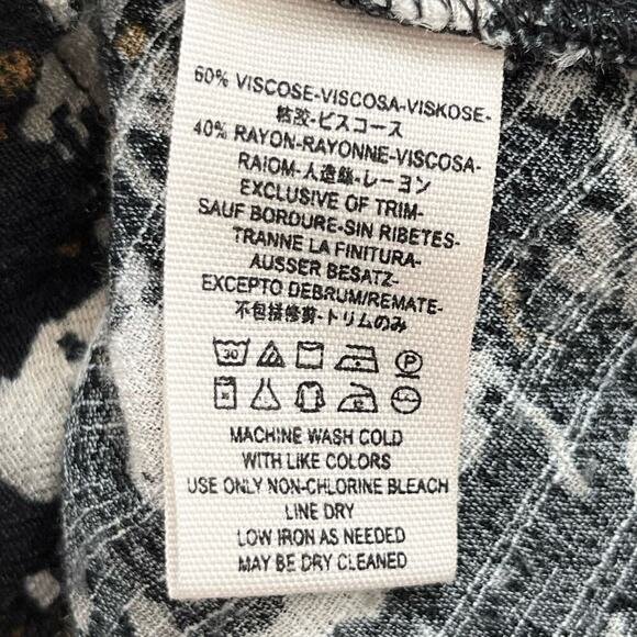 Free People All The Right Ruffles Romper in Ivory Black, Size XS‎ - Picture 15 of 16